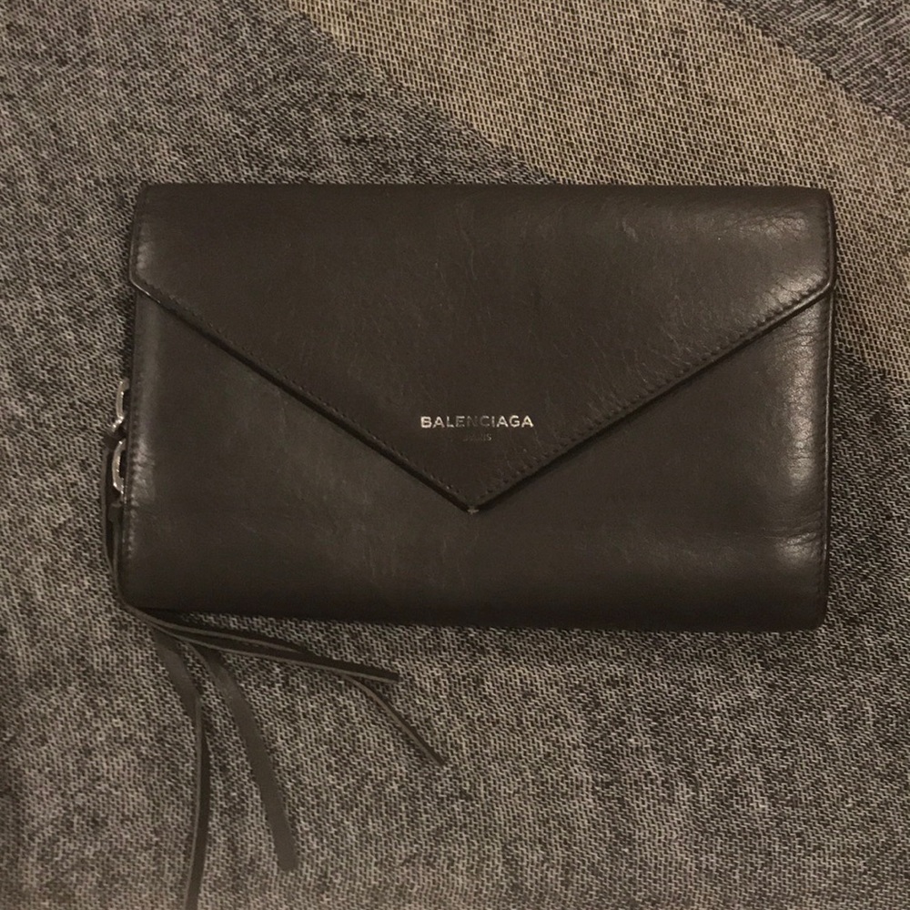 Balenciaga leather wallet